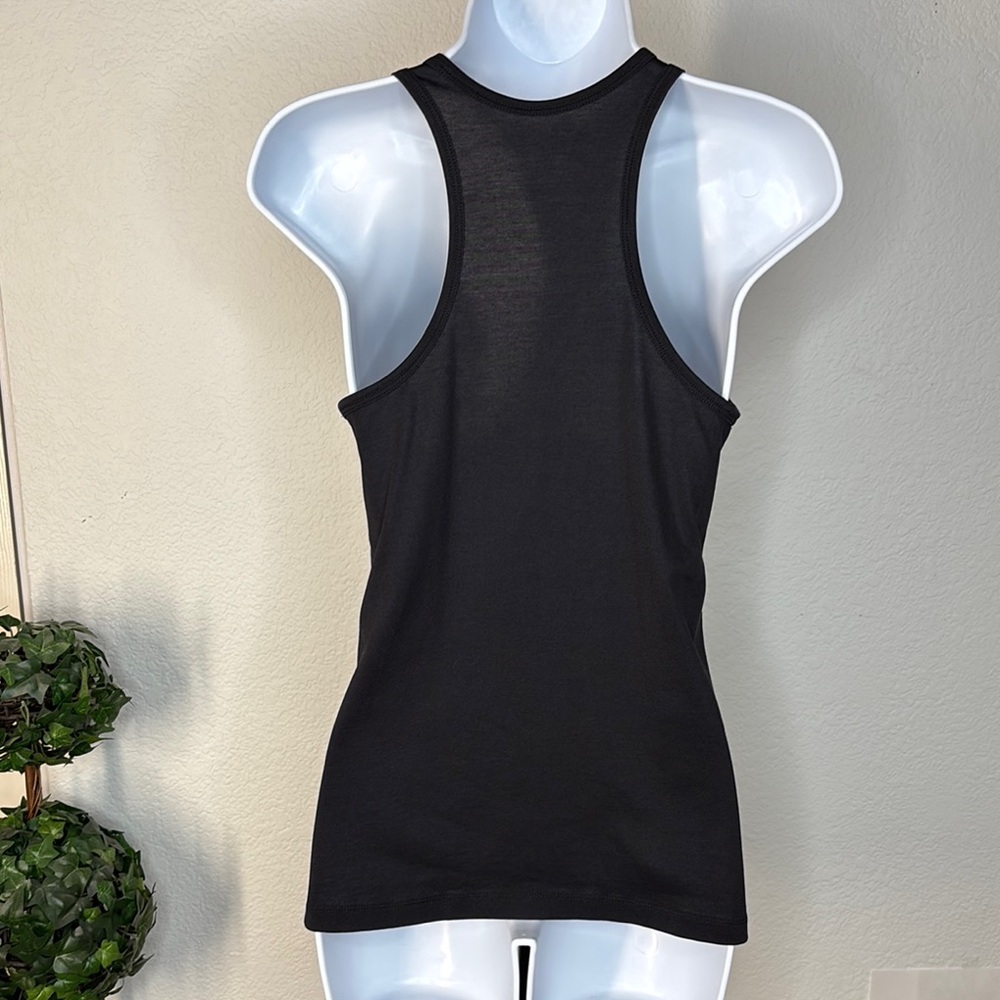 Nike Black Fitted Racer Back Tank Top - Picture 5 of 7